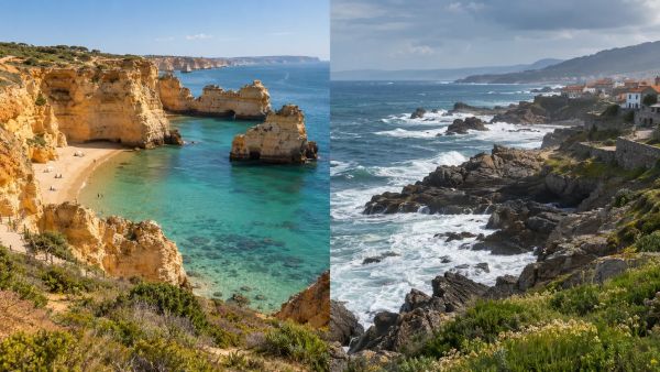 L'algarve et la côte portugaise du nord : deux mondes opposés