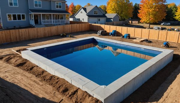 Construit ta piscine à l'automne pour un été réussi