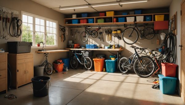 Réussir à ranger un garage encombré et optimiser l'espace